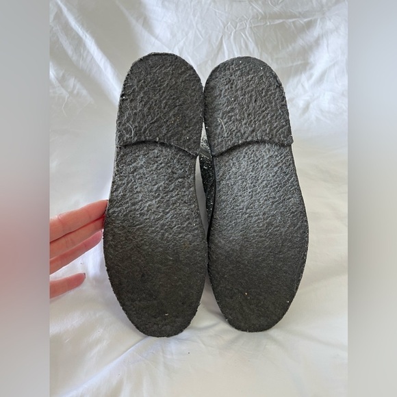 Golden Goose Glittered Leather Ankle Sneaker Boots | Hi Tops | Size 40 (US 10) - Picture 11 of 12